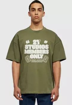 Футболка с принтом MEMBERS ONLY TEE 2Y Studios, оливковый