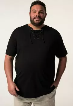 Футболка с принтом Men Plus, черный