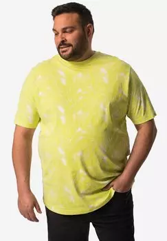Футболка с принтом Men Plus, светло-желтый