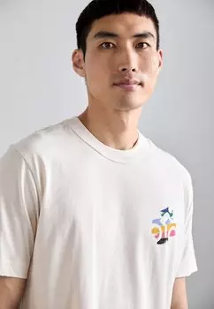 Футболка с принтом Mens Bike PS Paul Smith, белая