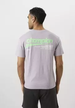 Футболка с принтом MENS SHAPE TEE Champion, сиреневый
