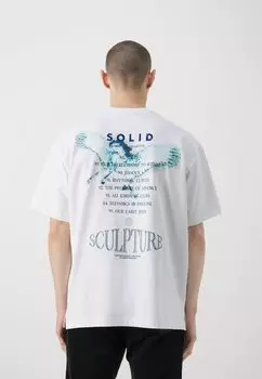 Футболка с принтом Mens Solid Homme, белый