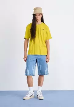 Футболка с принтом MENS TEE RELAXED VERTICAL The North Face, черный