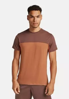 Футболка с принтом MER COOL LITE SPHERE icebreaker, оранжевый