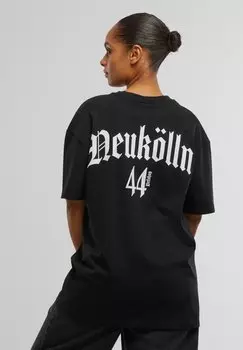 Футболка с принтом MERCH NEUKLN DEF, черный