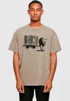 Футболка с принтом Merchcode, хаки