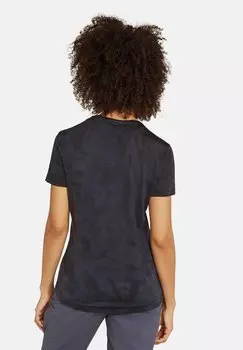 Футболка с принтом MERINO 125 LIGHT WEIGHT COOL-LITE SPHERE CLOUD DYE Icebreaker, черный