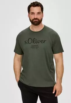Футболка с принтом MET LOGO s.Oliver, цвет olivgrn