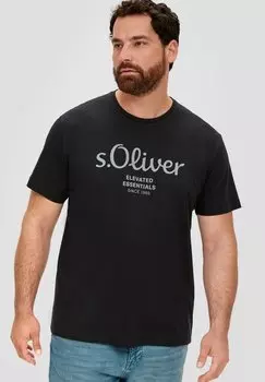 Футболка с принтом MET LOGO s.Oliver, цвет schwarz