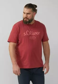 Футболка с принтом MET LOGO s.Oliver, красный
