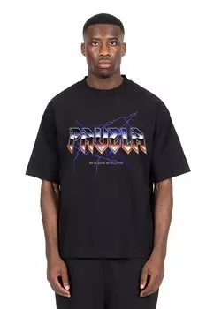 Футболка с принтом METALHEAD UNISEX FAVELA, черный
