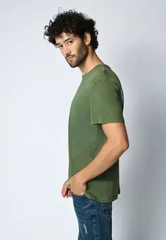 Футболка с принтом MI AMOR BACK PRINT VINTAGE Mira Paris, зеленый