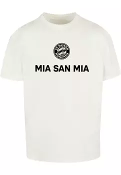 Футболка с принтом MIA SAN MIA LOGO HEAVY OVERSIZED TEE FC Bayern Mnchen, цвет ready for dye