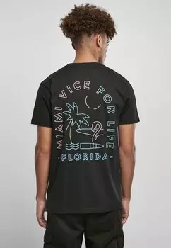 Футболка с принтом Miami Vice Florida Merchcode, черный
