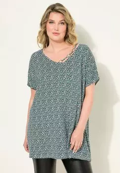 Футболка с принтом MIAMODA, черный