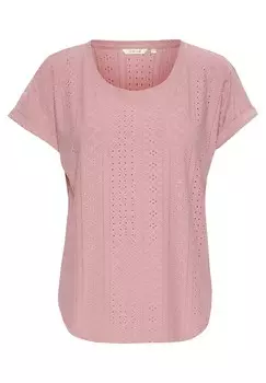 Футболка с принтом MIANNA Cream, светло-красный