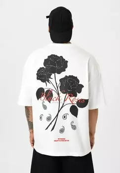 Футболка с принтом MICHAEL dandalo, молочный