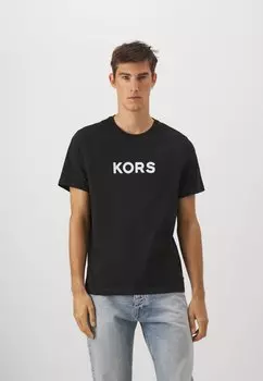 Футболка с принтом Michael Kors, черный