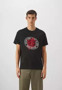 Футболка с принтом Michael Kors, черный
