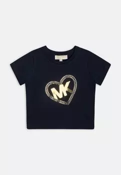 Футболка с принтом Michael Kors Kids, цвет navy