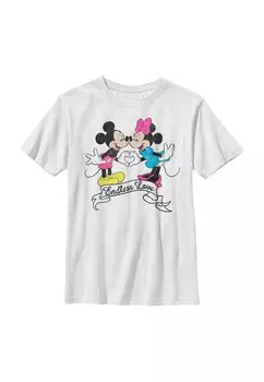 Футболка с принтом Mickey Classic Endless Love Disney, белый