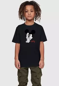 Футболка с принтом MICKEY MOUSE ABSOLUTE CULT, цвет black