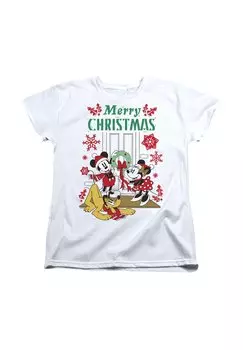 Футболка с принтом MICKEY MOUSE AND MINNIE Disney, белый