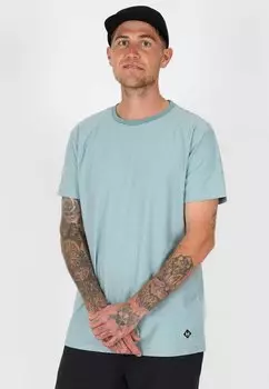 Футболка с принтом MICRO Honesty Rules, цвет arctic blue white