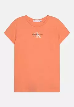 Футболка с принтом MICRO MONOGRAM Calvin Klein Jeans, цвет blooming dahlia