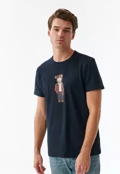 Футболка с принтом Mikin TATUUM, цвет navy blue