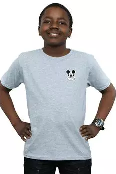 Футболка с принтом «Микки Маус Dont Speak» на груди Disney, серый