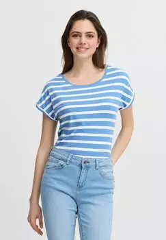 Футболка с принтом MILA ONECK b.young, синий