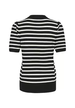 Футболка с принтом MILA STRIPED Saint Tropez, черный