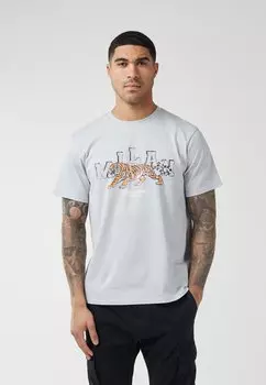 Футболка с принтом Milan Tiger Tee CLOSURE London, цвет grey