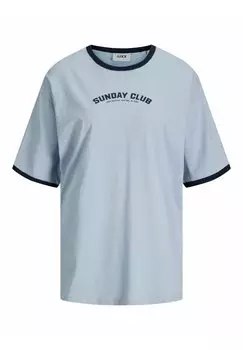 Футболка с принтом MILLOW JJXX, синий