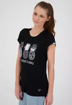 Футболка с принтом MIMMY alife & kickin, черный