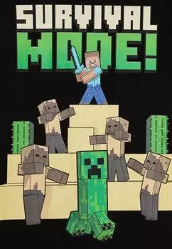 Футболка с принтом Minecraft Graphic Tee Boys GAP, черный