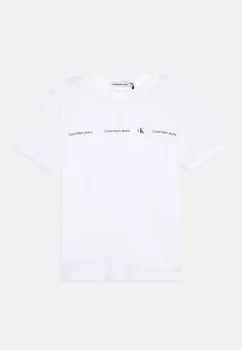 Футболка с принтом MINIMALISTIC Calvin Klein Jeans, цвет bright white