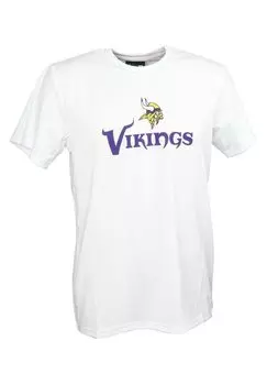 Футболка с принтом MINNESOTA VIKINGS BIG LOGO BACK New Era, цвет weiss