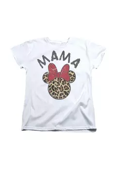 Футболка с принтом MINNIE MOUSE MOTHERS DAY LEOPARD MAMA Disney, белый