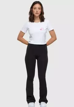 Футболка с принтом Minnie Mouse Wink Tee Merchcode, белая