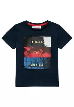 Футболка с принтом MINOTI, цвет dark-blue