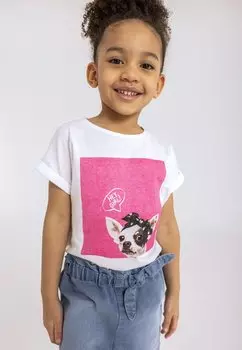 Футболка с принтом MINOTI, цвет white