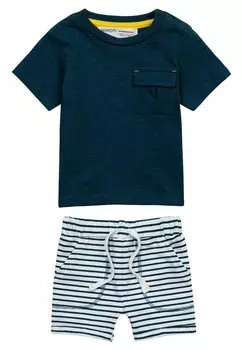 Футболка с принтом MINOTI, темно-синий