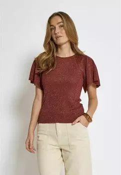 Футболка с принтом Minus, красный