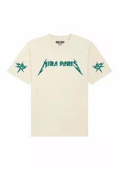 Футболка с принтом Mira Paris, слоновая кость