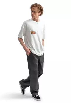 Футболка с принтом MIS KAFT, белый