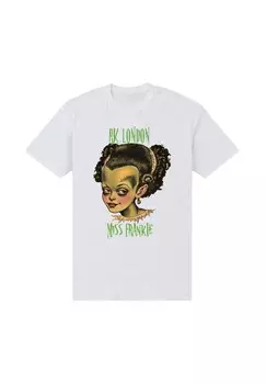 Футболка с принтом MISS FRANKIE Henry Tiger, белый