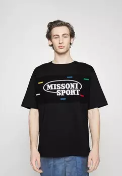 Футболка с принтом Missoni Sport, черный