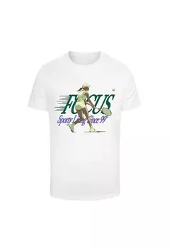 Футболка с принтом MISTER SPORTY LIVING Mister Tee, белый
